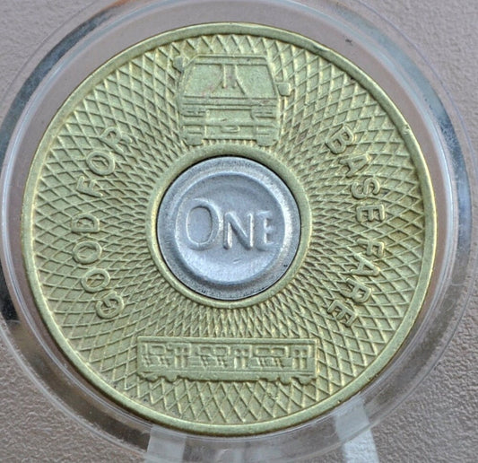 Los Angeles Transit Tokens - LA Vintage Tokens - Los Angeles California Bus / Toll Token - Vintage California Token