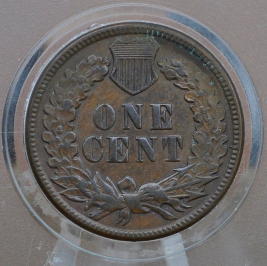 1887 Indian Head Penny - XF (Extremely Fine) Condition - Good Date, excellent detail & color - Full Liberty Band Indian Head Cent 1887