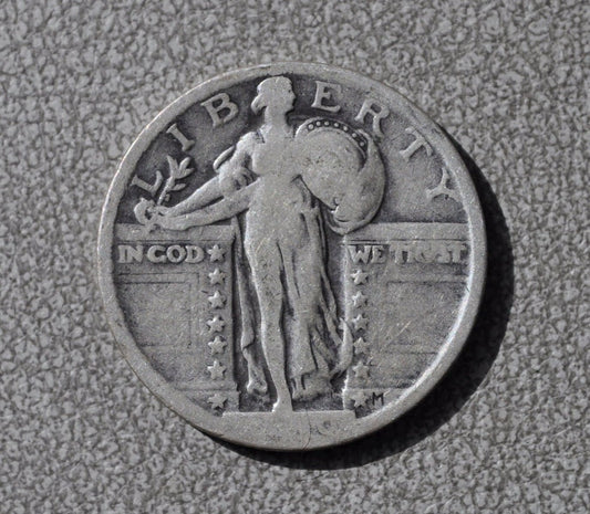 Partial or No Date Standing Liberty Silver Quarters - From the 1920's or 1930's