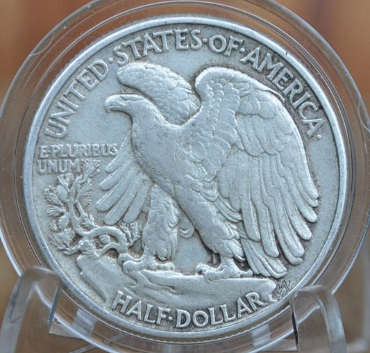 1945 Walking Liberty Silver Half Dollar - XF (Extremely Fine) Condition - Philadelphia Mint - WWII Era - 1945-P Half Dollar / 1945 P