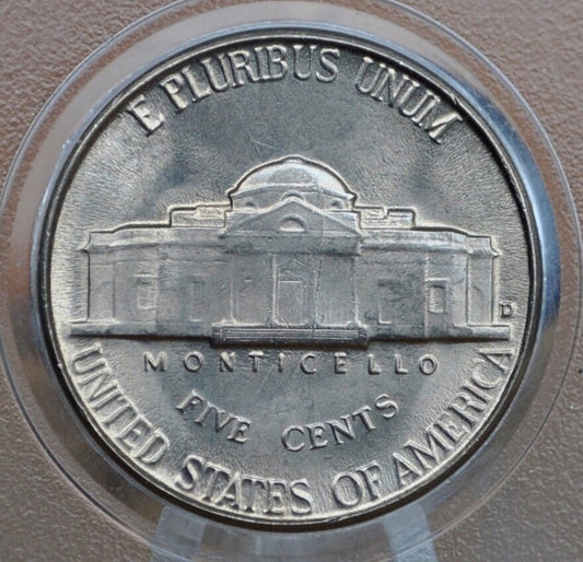 1951-D Jefferson Nickel - Choose by Grade, Circulated-BU Grades - Denver Mint - 1951 D Nickel Jefferson 1951 D - Nickel Collection