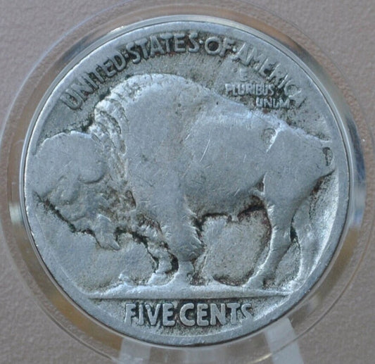 1915 Buffalo Nickel - G (Good) Grade / Condition - Philadelphia Mint - 1915 P Nickel - Vintage US Coin 1915 Indian Head Nickel 1915 P Nickel