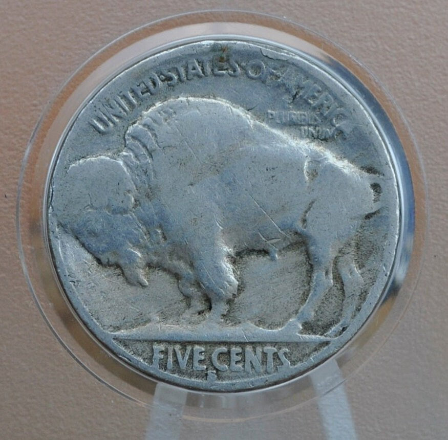 1928-S Buffalo Nickel - G-F (Good to Fine) Choose by Grade - 1928 S Indian Head Nickel 1928S Buffalo Nickel 1928 S Nickel