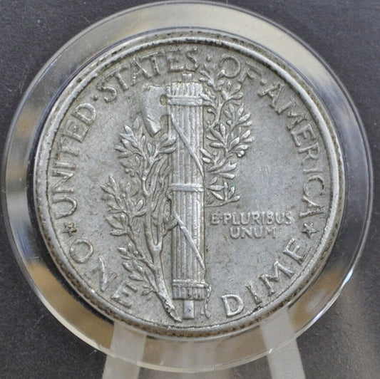 1941 Mercury Silver Dime - XF-AU (Extremely Fine to About Uncirculated) 1941 P Dime 1941P Silver Dime 1941 Mercury Dime San Francisco Mint