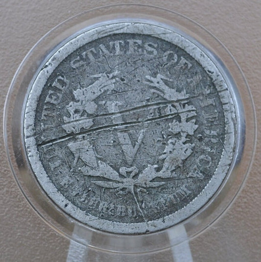 1883 Liberty Head V Nickel - Without Cents - Cull (Lower Grade, Corrosion etc.) Grade / Condition - 1883 V Nickel - First Year Produced