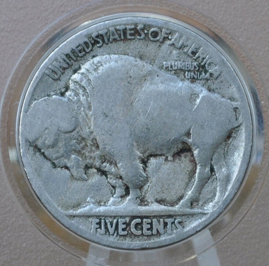 1914 Buffalo Nickel - G-VG (Good to Very Good) Grade / Condition Philadelphia Mint 1914 P Nickel Indian Head Nickel 1914 Better Date Buffalo