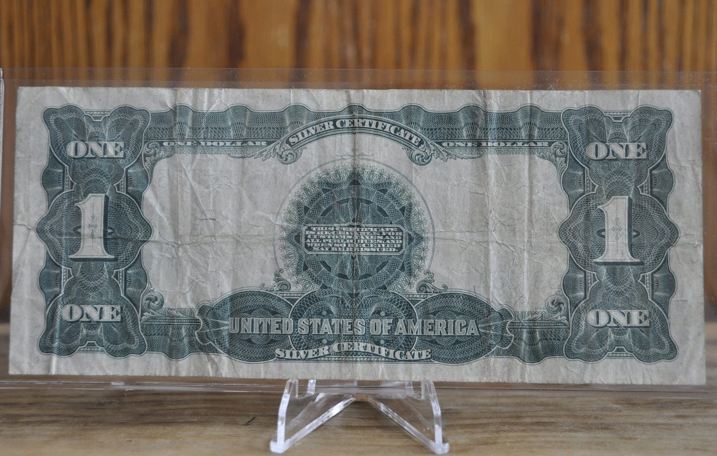 1899 1 Dollar Silver Cert. Black Eagle Fr#236 - VF (Very Fine) Grade - Rare Note 1899 Large Note 1 Dollar Bill 1899 Silver Cert Fr236