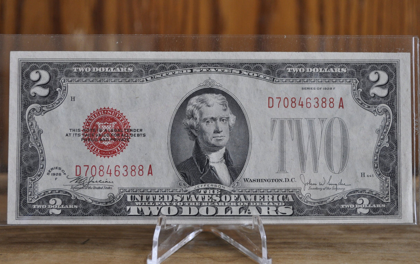 1928 2 Dollar United States Note - Uncirculated - 1928-C 1928-D 1928-E 1928-F 1928-G Two Dollar Bills 1928 Fr#1501-Fr#1508, Choose by Series