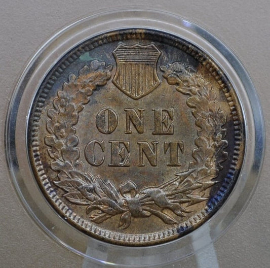 1908 Indian Head Penny - AU58 (About Uncirculated) Grade / Condition - 1908 P Indian Cent - Great Detail - 1908 US One Cent, High Grade