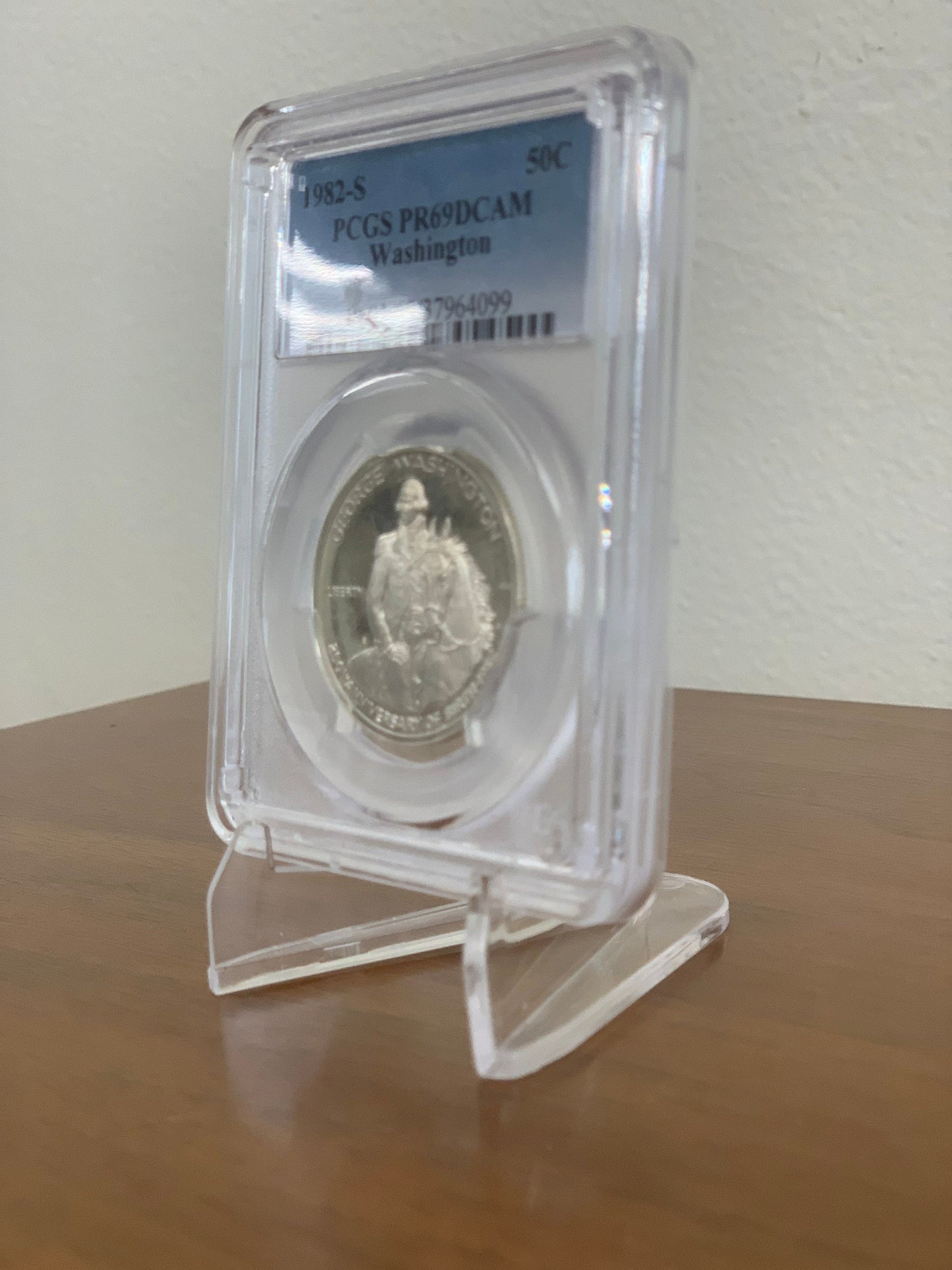 PCGS PR69 DCAM 1982-S Washington Commemorative Half Dollar - Graded, Certified & Slabbed by PCGS - Only One Available