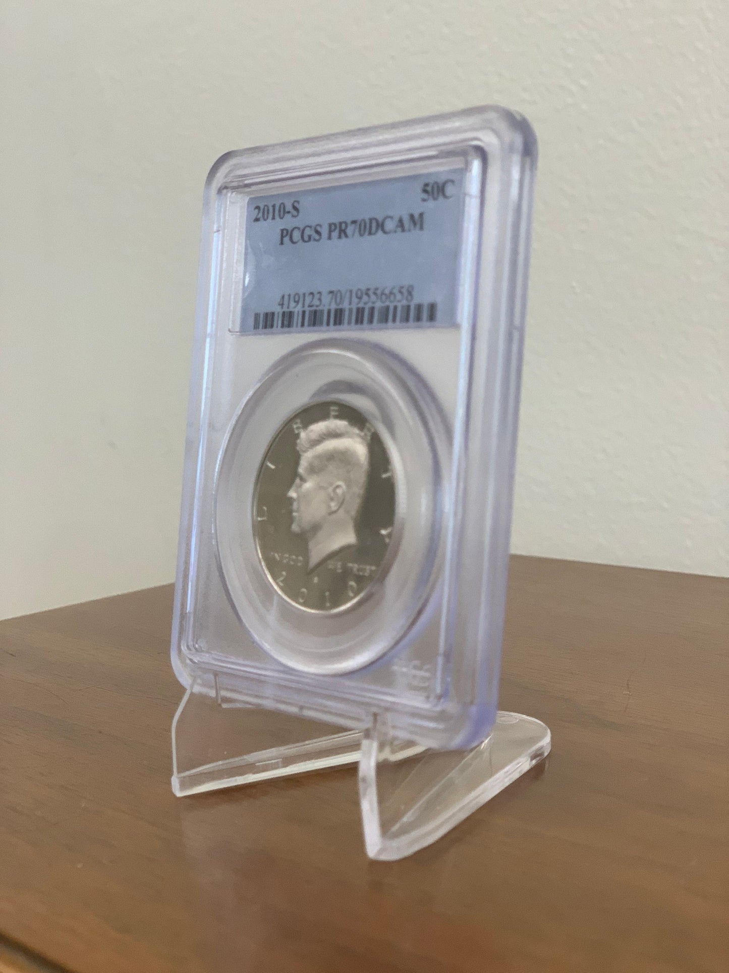 PCGS PR70 DCAM 2010-S Kennedy Half Dollar 50c - Graded, Certified and Slabbed by PCGS - Only One Available