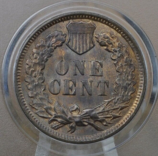 1908 Indian Head Penny - MS62 (Uncirculated) Grade / Condition - 1908 P Indian Cent - Great Detail - 1908 US One Cent, High Grade