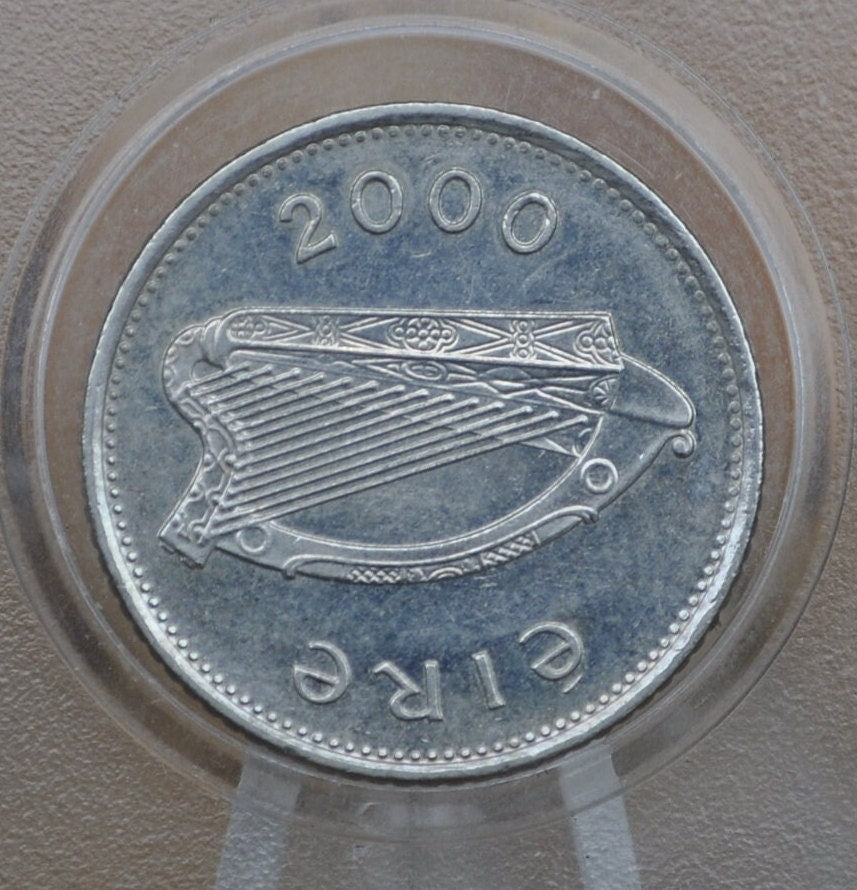 1970s 80s & 90s Irish Ten Pence Coin - Great Conditions - Fish Design - 10 Pence Coins Ireland / UK 10 Pence - Collectible Irish Coins