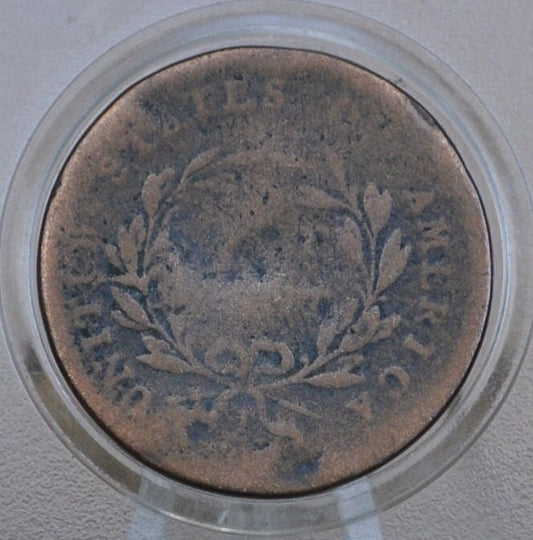 1800 Half Cent - G (Good) Details - 1800 Draped Bust Half Cent - First Year of this Type - Great Collection Addition, Low Mintage Date
