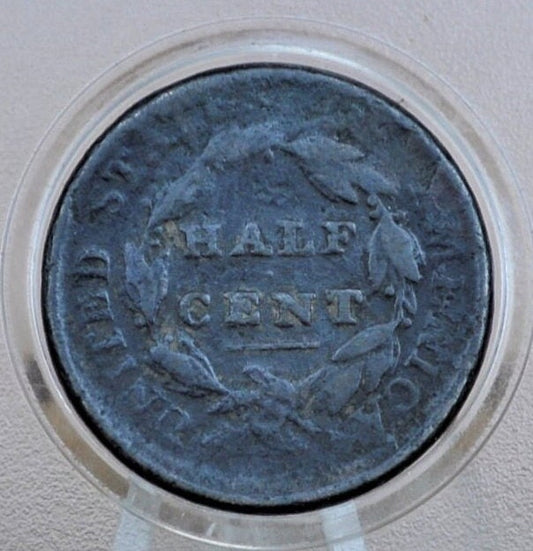 1809 Half Cent - G (Good) Details, Prior Corrosion - 1809 Classic Head - Key Date - Great Collection Addition, Low Mintage Date