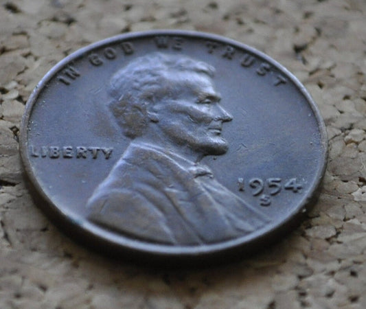 1954 S Wheat Penny - 67th Anniversary - Collectible Coin (San Francisco Mint)