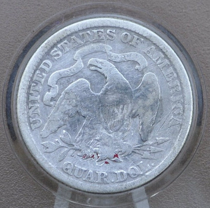 1891 Seated Liberty Quarter - VG (Very Good) - 1891 Silver Quarter / 1891 Liberty Seated Quarter