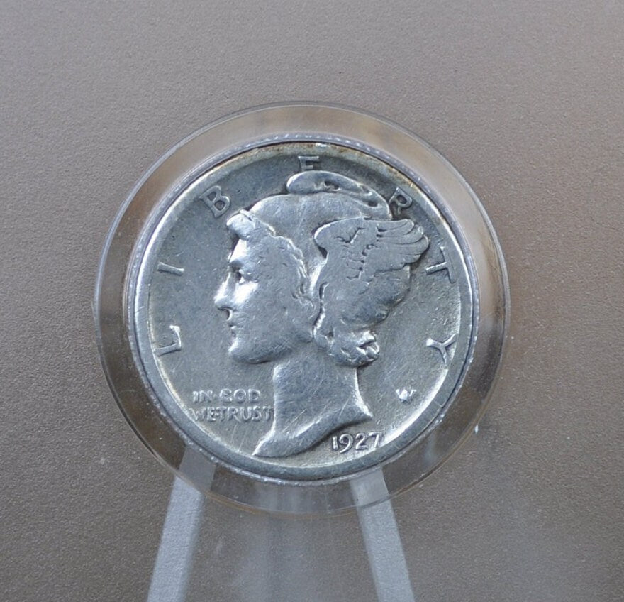 1927 Mercury Silver Dime P,D,S - Choose by Mint Mark and Grade - 1927 D Silver Dime 1927 S Dime 1927 P Winged Liberty Head Dime