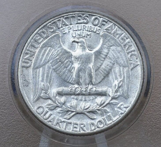 1945 Washington Silver Quarter - VF-AU (Very Fine to About Uncirculated) Grades - Philadelphia Mint - 1945 P Silver Quarter 1945 P