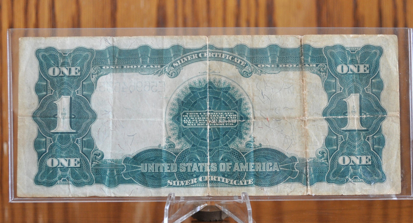 1899 1 Dollar Silver Cert. Black Eagle Fr#235 - VF (Very Fine) Grade - Rare Note 1899 Large Note 1 Dollar Bill 1899 Silver Cert Fr235