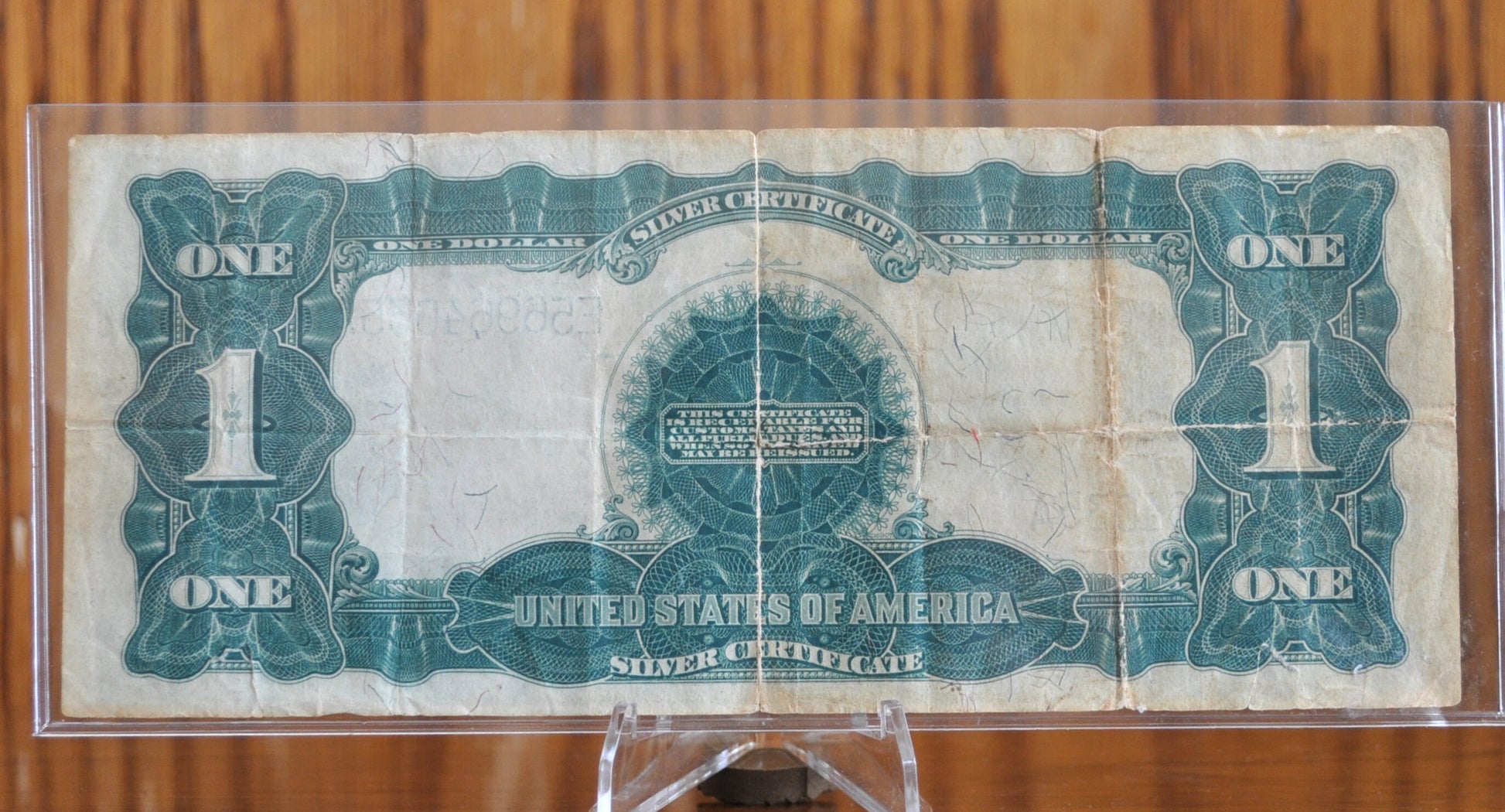 1899 1 Dollar Silver Cert. Black Eagle Fr#235 - VF (Very Fine) Grade - Rare Note 1899 Large Note 1 Dollar Bill 1899 Silver Cert Fr235