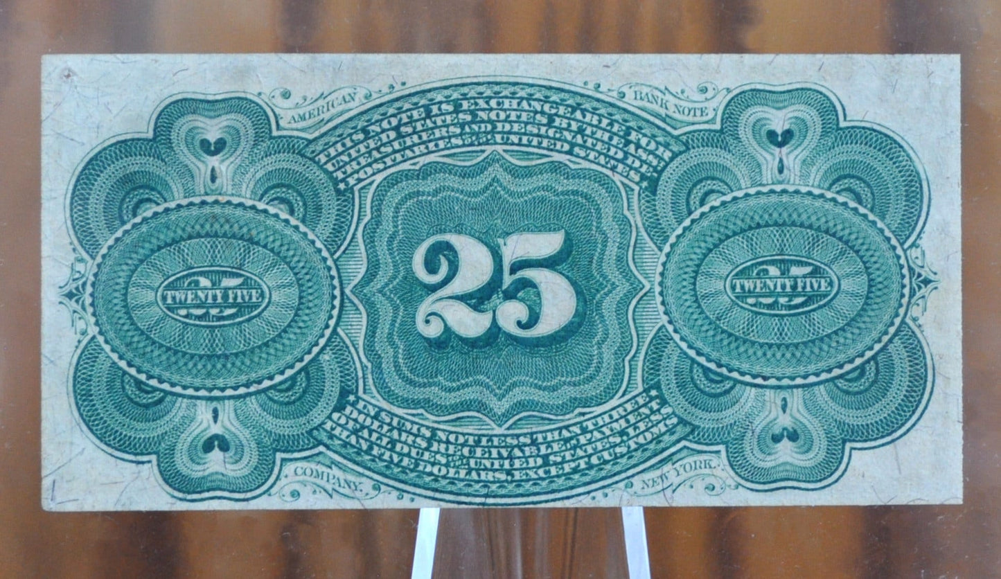 5th Issue 25 Cent Fractional Note - George Washington - Choose Grade / Condition - Fr#1303