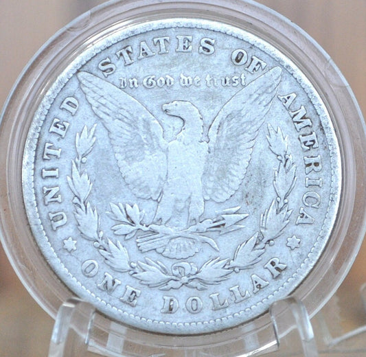 1878 Morgan Silver Dollar Eight Feathers - VG+ (Very Good-Fine) Grade - 1878 8 Tail Feathers Morgan - 8 Feather Variety 1878 P Morgan Silver