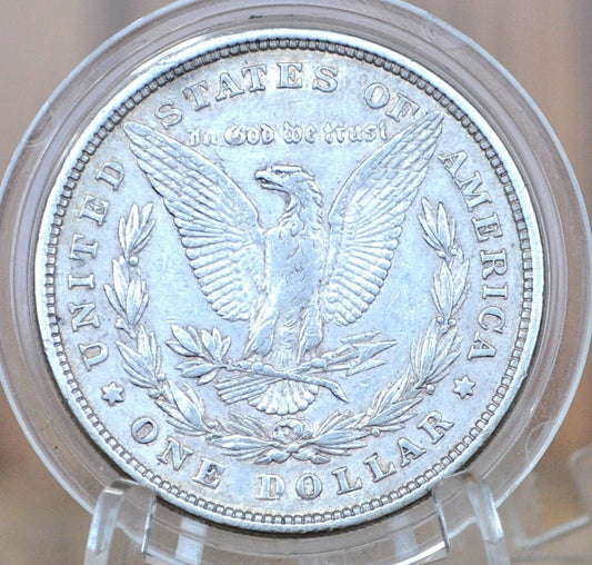 1878 Morgan Silver Dollar Eight Feathers - XF+ (Extremely Fine) Grade - 1878 8 Tail Feathers Morgan - 8 Feather Variety 1878 P Morgan Silver