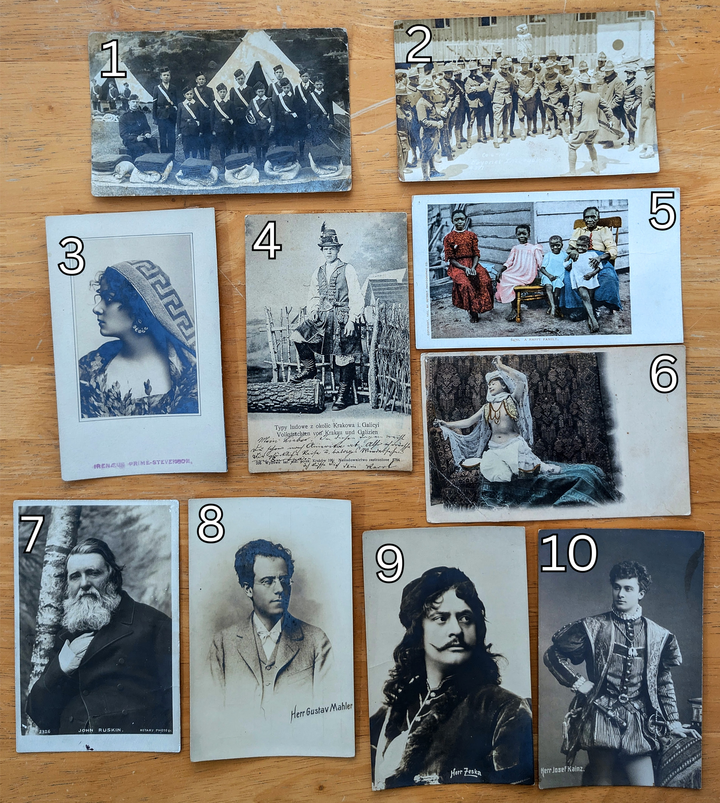 Antique Real Photo Post Cards - 10 Old Photograph Postcards to Choose From! Vintage Military, Portraits, Actors RPPC Postcards