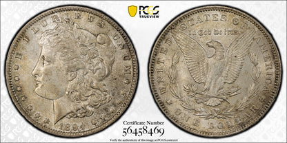1894 Morgan Silver Dollar - PCGS MS63 - Philadelphia Mint 1894 Morgan Dollar - 1894 P Silver Dollar