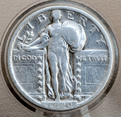 1920 P,D,S  Standing Liberty Silver Quarter - Choose by Mint & Condition - Philadelphia Denver San Francisco - Better Date Quarter Collection