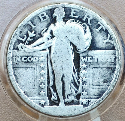 1920 P,D,S  Standing Liberty Silver Quarter - Choose by Mint & Condition - Philadelphia Denver San Francisco - Better Date Quarter Collection