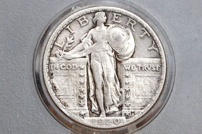 1920 P,D,S  Standing Liberty Silver Quarter - Choose by Mint & Condition - Philadelphia Denver San Francisco - Better Date Quarter Collection