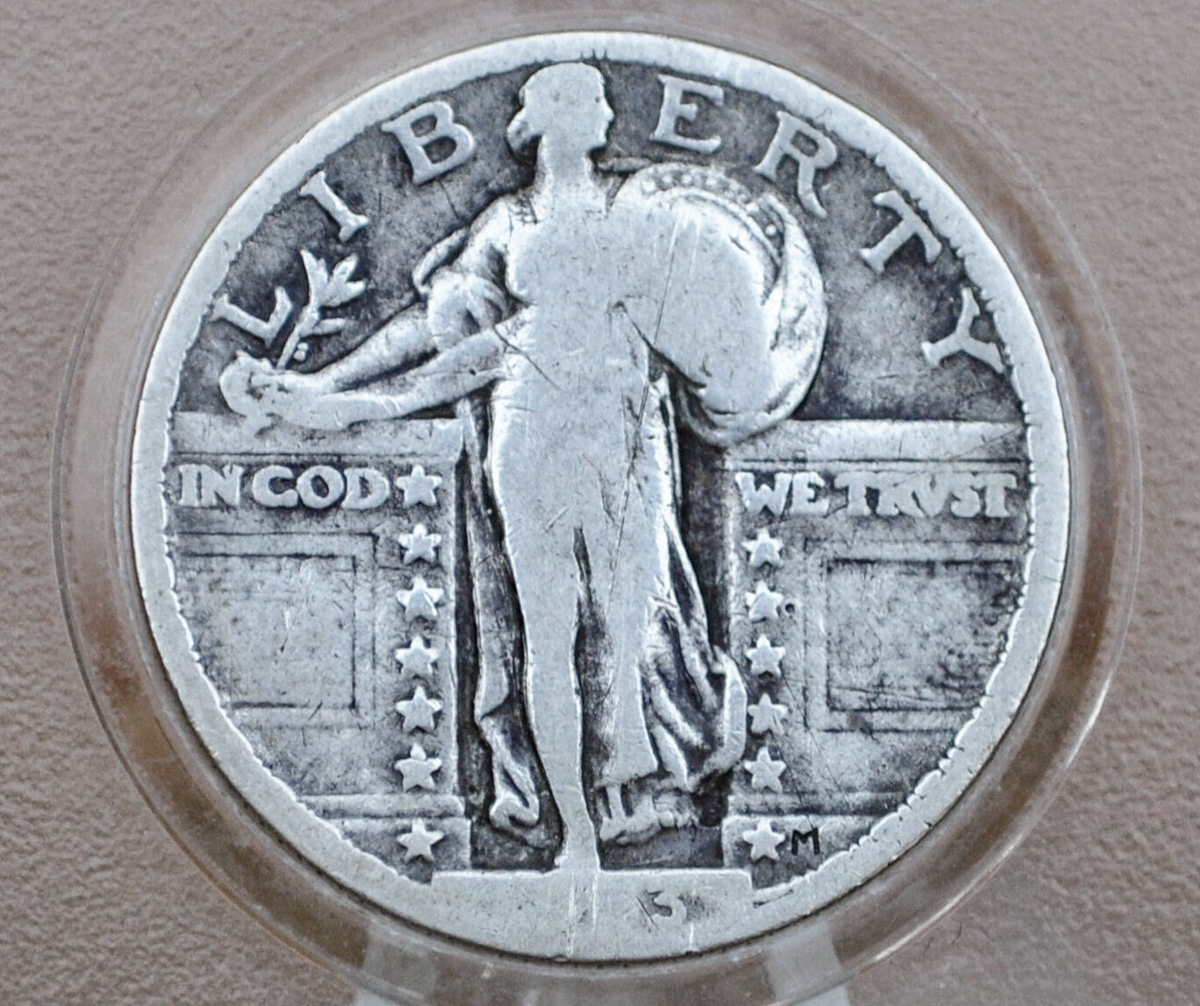 1923 P,S Standing Liberty Silver Quarter - Choose by Mint & Condition - Rarer Date Philadelphia Denver San Francisco - Quarter Collection