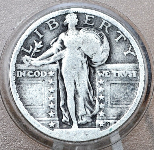 1923 P,S Standing Liberty Silver Quarter - Choose by Mint & Condition - Rarer Date Philadelphia Denver San Francisco - Quarter Collection