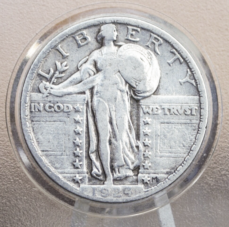 1924 P,D,S  Standing Liberty Silver Quarter - Choose by Mint & Condition - Rarer Date Philadelphia Denver San Francisco - Quarter Collection