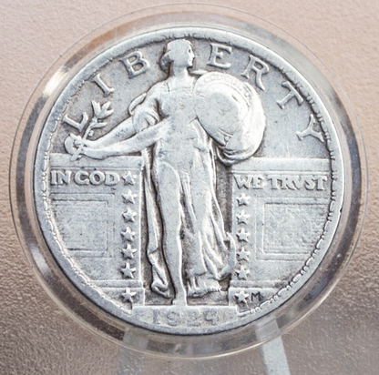 1924 P,D,S  Standing Liberty Silver Quarter - Choose by Mint & Condition - Rarer Date Philadelphia Denver San Francisco - Quarter Collection