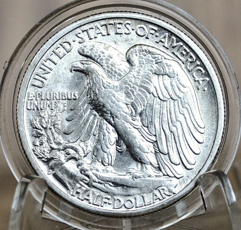 1945 P D & S Walking Liberty Silver Half Dollar - Choose By Mint & Condition Philadelphia Denver San Francisco WW2 Era 50 Cent Coin