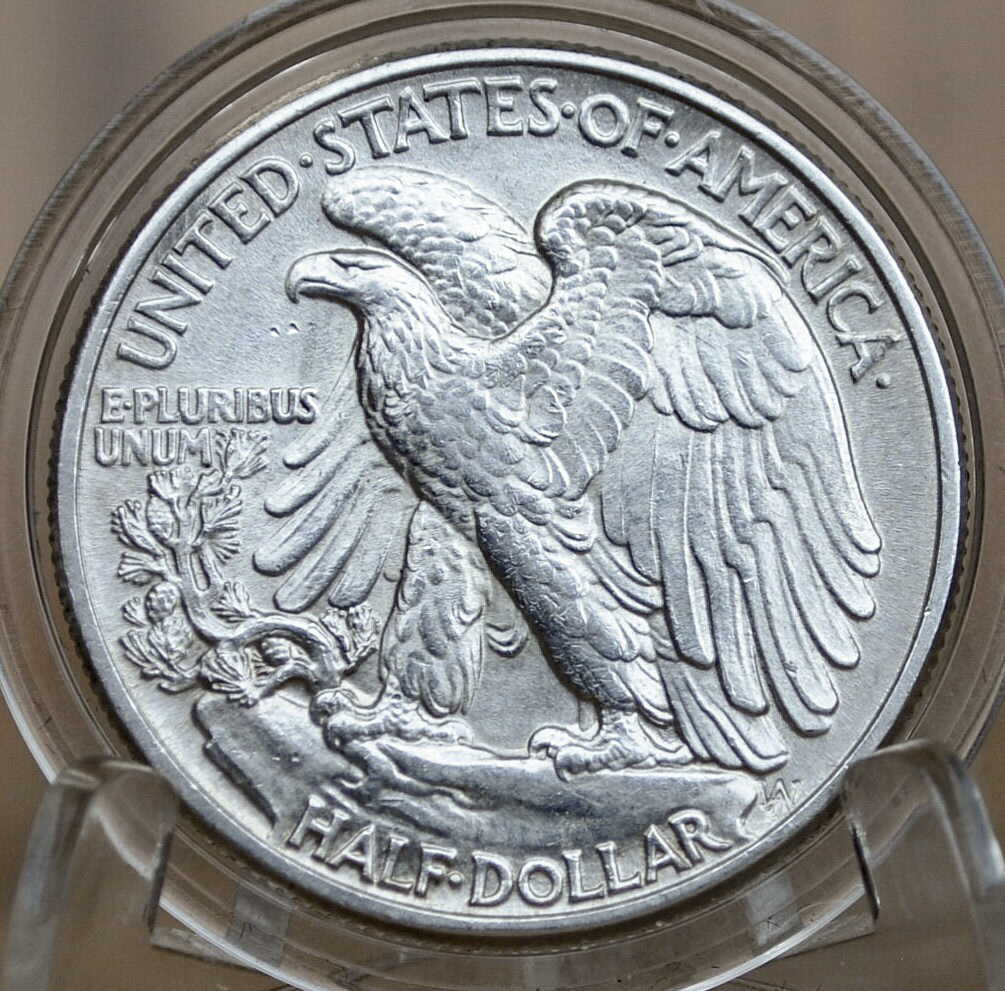1945 P D & S Walking Liberty Silver Half Dollar - Choose By Mint & Condition Philadelphia Denver San Francisco WW2 Era 50 Cent Coin