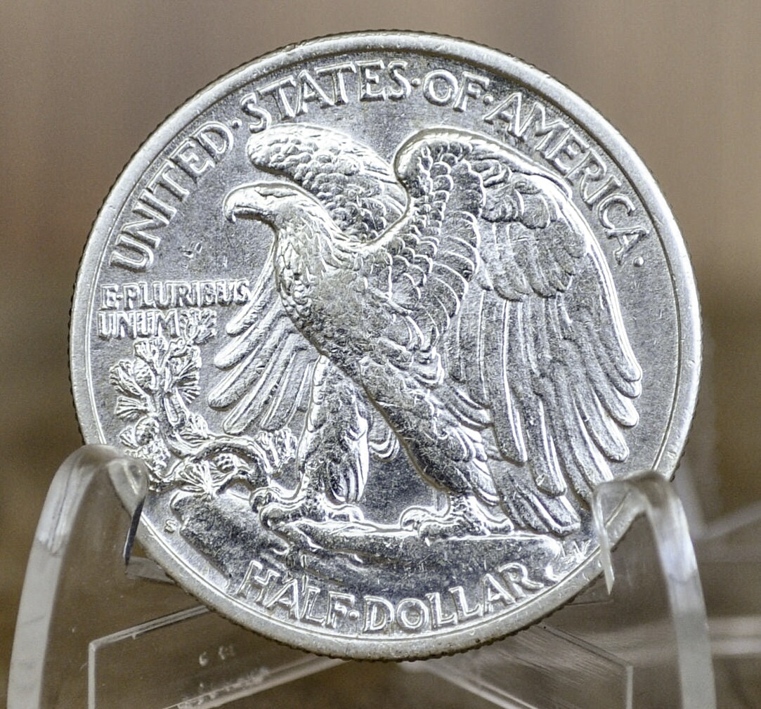 1945 P D & S Walking Liberty Silver Half Dollar - Choose By Mint & Condition Philadelphia Denver San Francisco WW2 Era 50 Cent Coin
