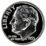1955 Pds Roosevelt Silver Dimes - Choose Mint And Grade - Roosevelt Dime 1955 P, 1955 D Dime, 1955 S Dime - Circulated & Uncirculated Dimes