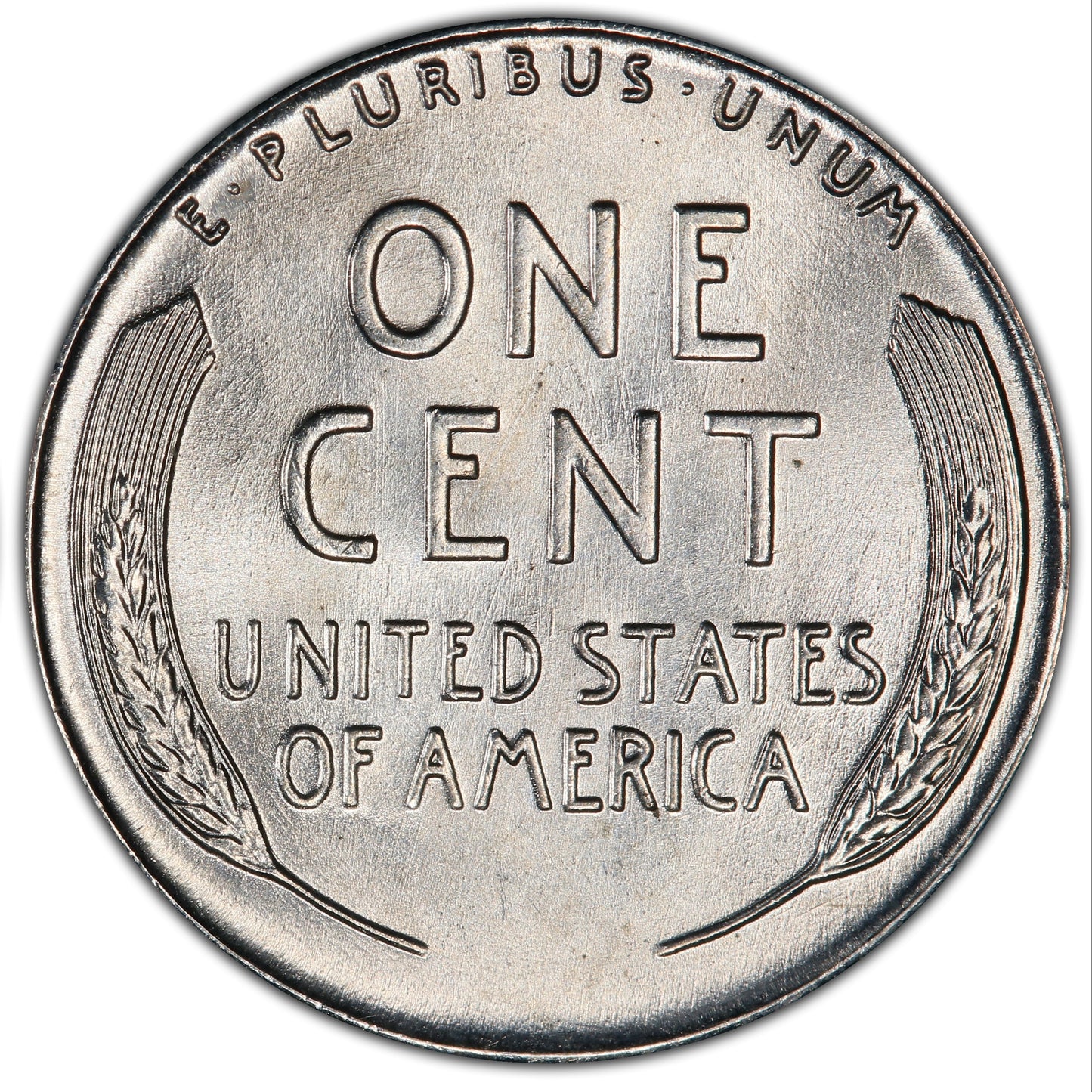 Centavo de acero de EE. UU. de la era de la Segunda Guerra Mundial de 1943-S - Centavo de trigo de acero de la Segunda Guerra Mundial - Centavo Lincoln de acero (Casa de la Moneda de San Francisco)