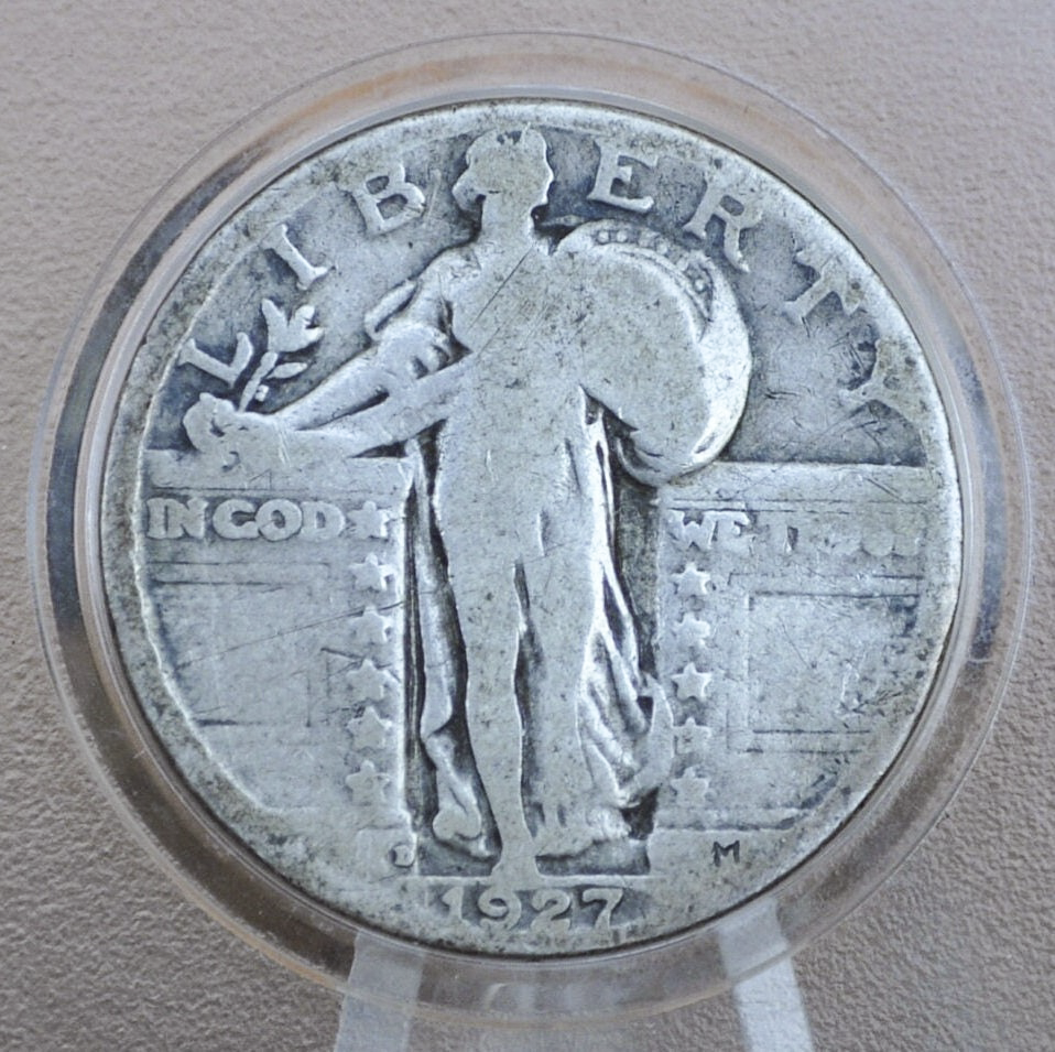 1927 P,D,S Standing Liberty Silver Quarter - Choose by Mint & Condition - Philadelphia Denver San Francisco