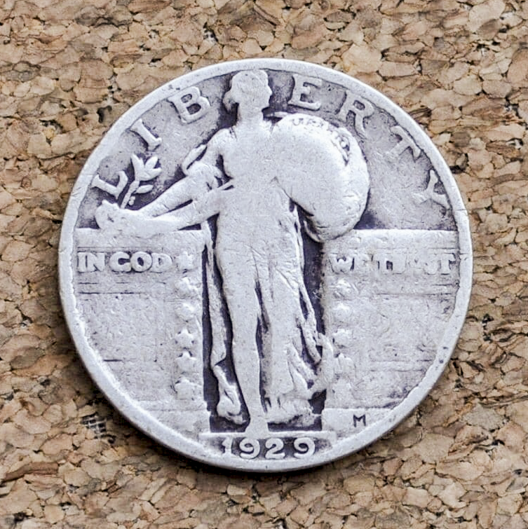 1929 P,D,S Standing Liberty Silver Quarter - Choose by Mint & Condition - Philadelphia Denver San Francisco