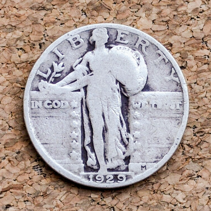 1929 P,D,S Standing Liberty Silver Quarter - Choose by Mint & Condition - Philadelphia Denver San Francisco