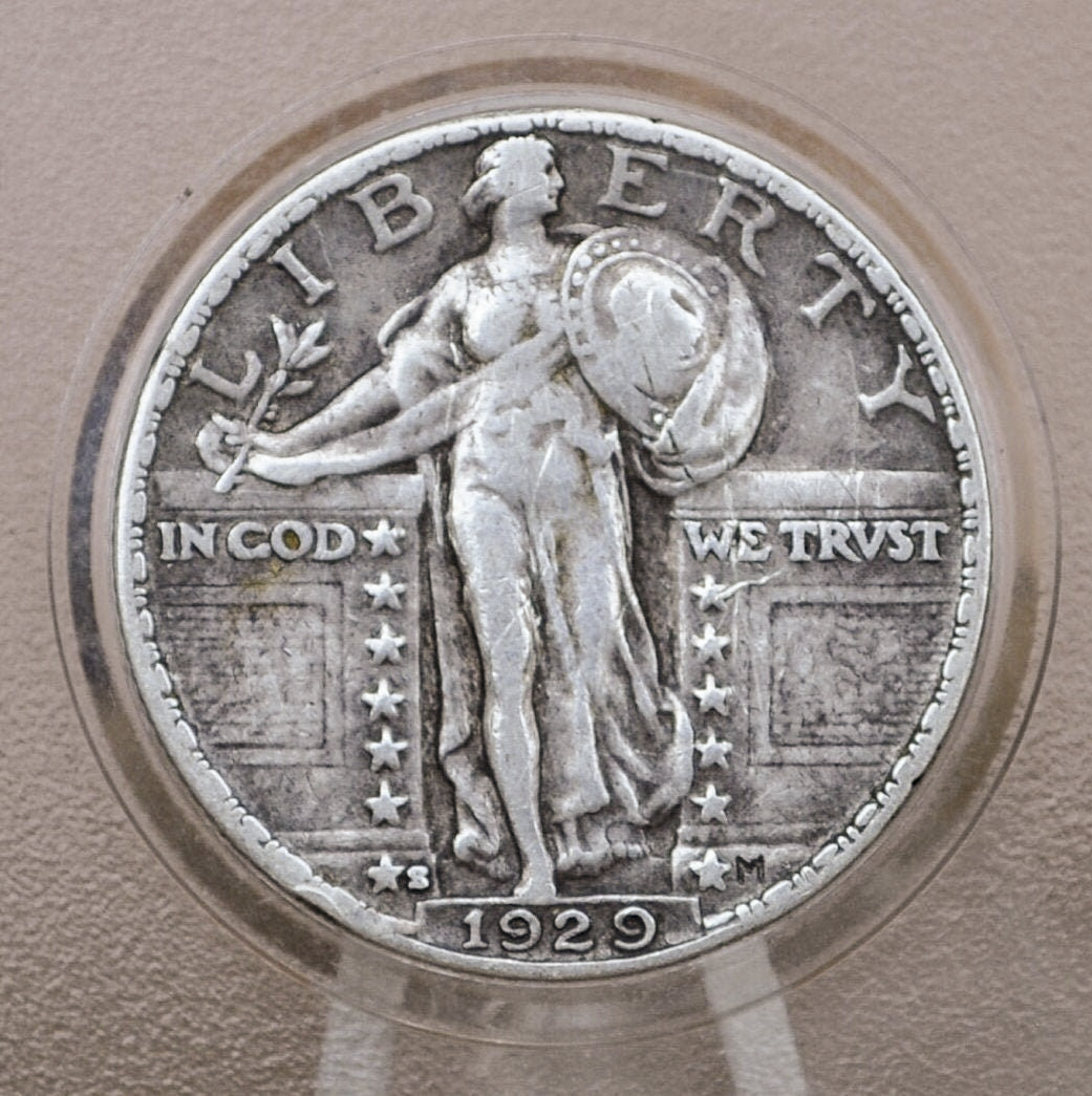 1929 P,D,S Standing Liberty Silver Quarter - Choose by Mint & Condition - Philadelphia Denver San Francisco