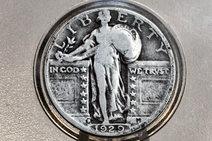 1929 P,D,S Standing Liberty Silver Quarter - Choose by Mint & Condition - Philadelphia Denver San Francisco