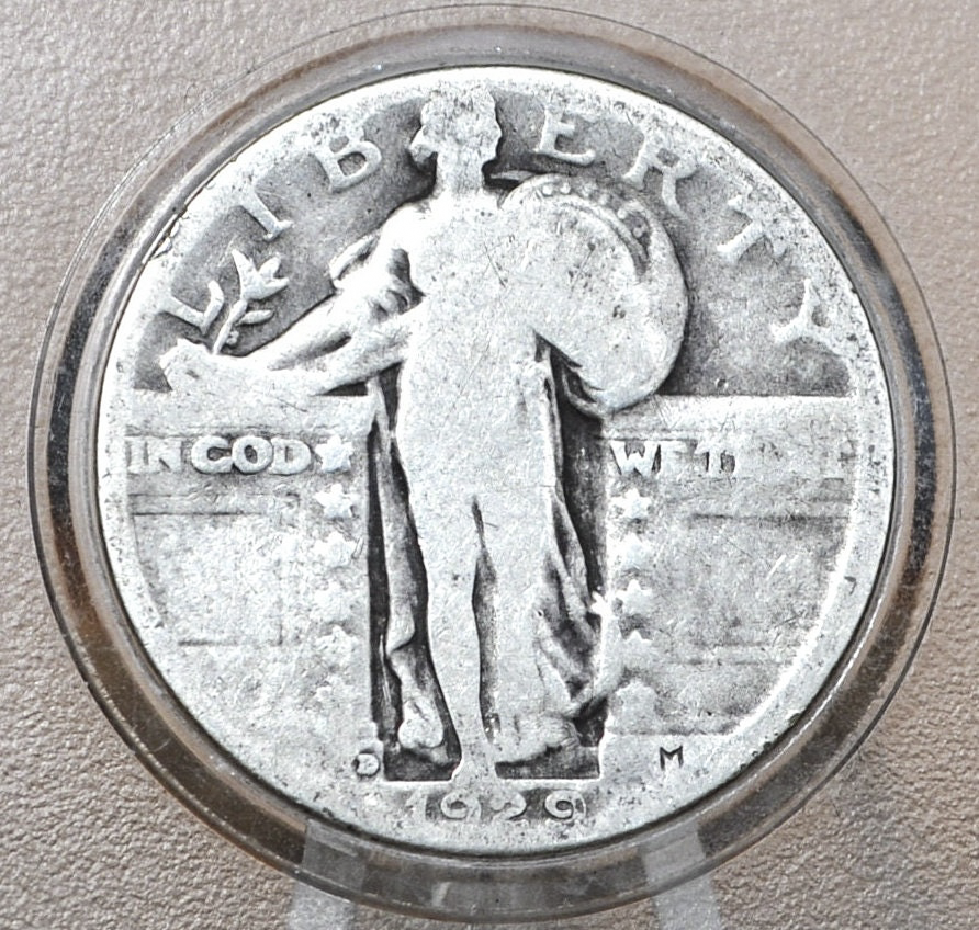 1929 P,D,S Standing Liberty Silver Quarter - Choose by Mint & Condition - Philadelphia Denver San Francisco