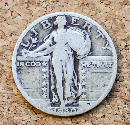 1930 P,D,S Standing Liberty Silver Quarter - Choose by Mint & Condition - Philadelphia Denver San Francisco