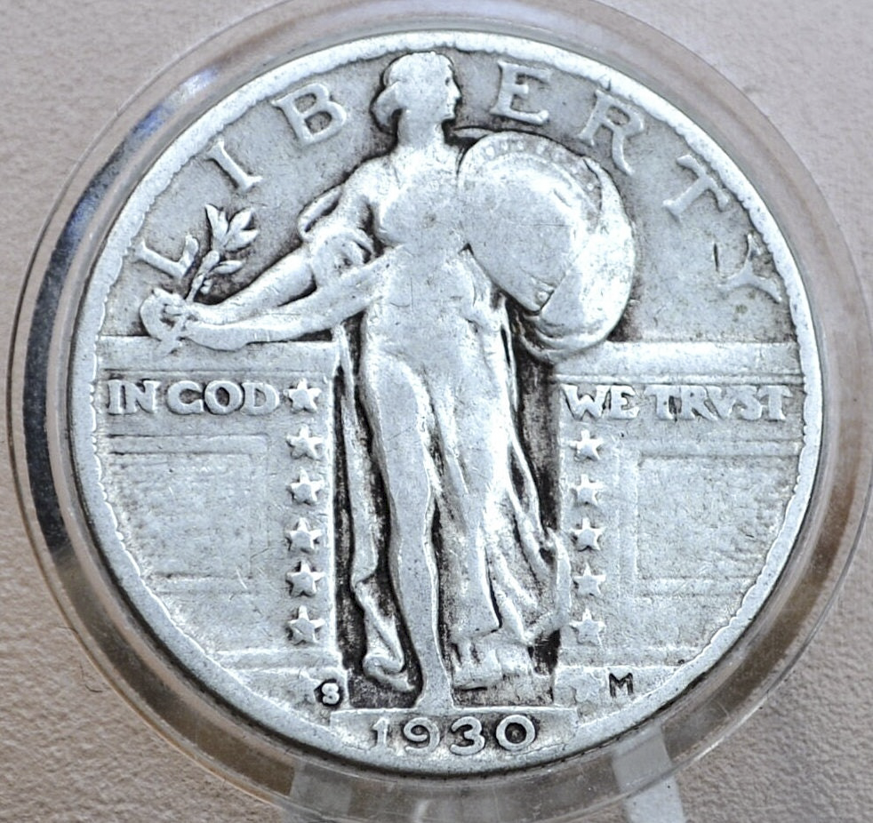 1930 P,D,S Standing Liberty Silver Quarter - Choose by Mint & Condition - Philadelphia Denver San Francisco